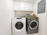 In-unit washer and dryer — Bright 2BR Retreat