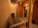 Wood-lined outdoor room — Cozy Luxury in the Plateau