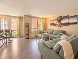 First bedroom storage furniture — Bright 2BR Retreat